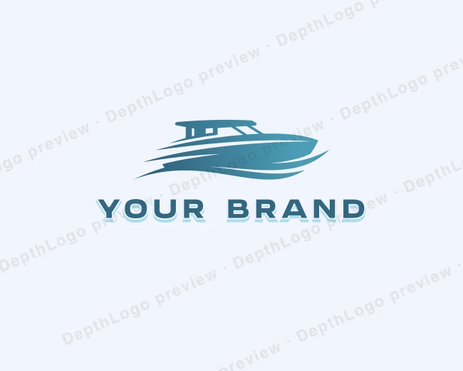 Yacht Sailing Boat logo template for Your Brand